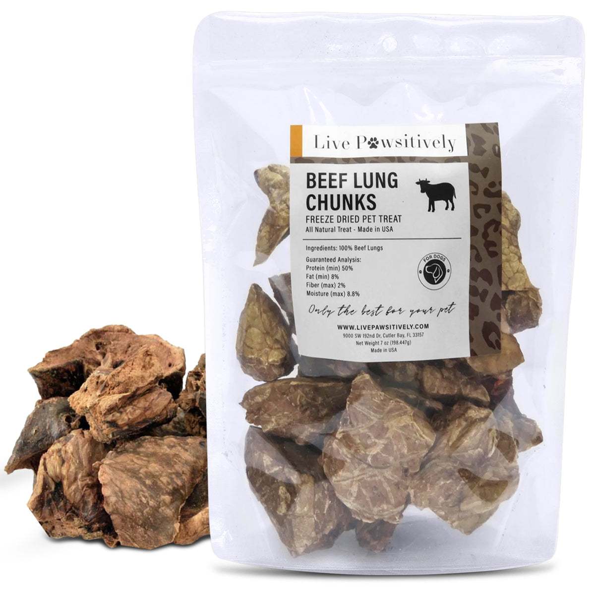 Cow lung dog treats best sale